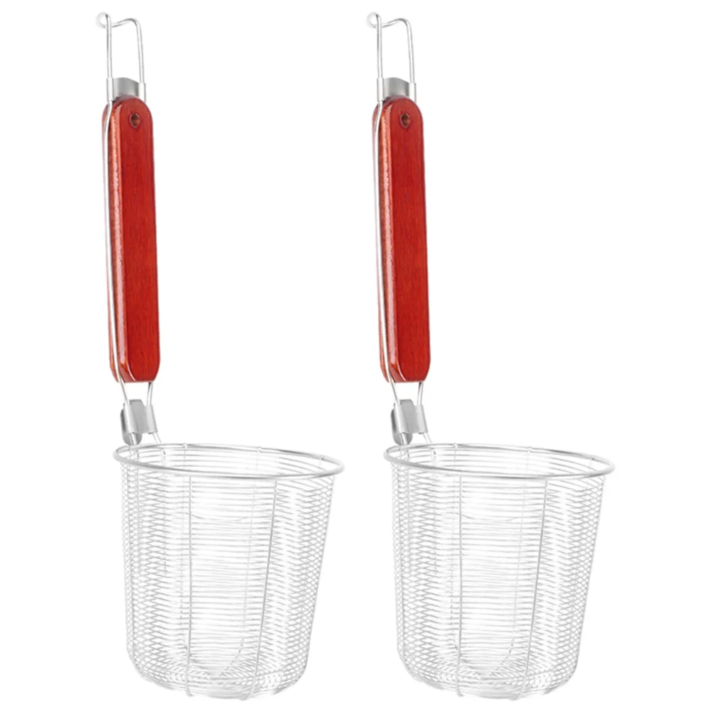 

Strainer Mesh Skimmer Spider Kitchen Basket Colander Pasta Noodle Stainless Spoon Sieve Fine Steel Sifter Cooking Ladle Tea