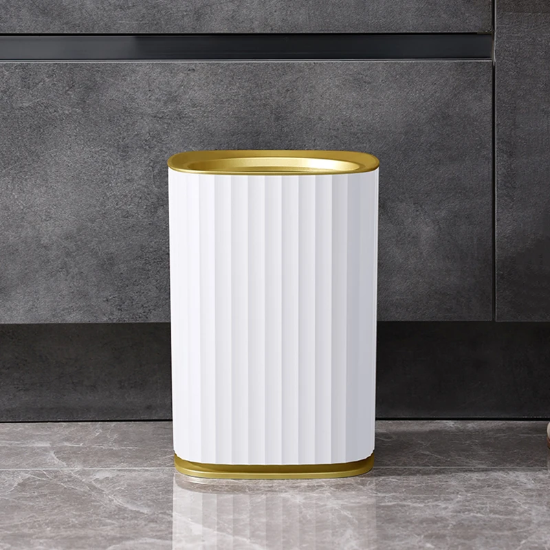 

Portable Plastic Nordic Trash Can Big Organizer Food Waste Disposers Garbage Bin Cleaning Tools Cubo De Basura Kitchen Trash Bin