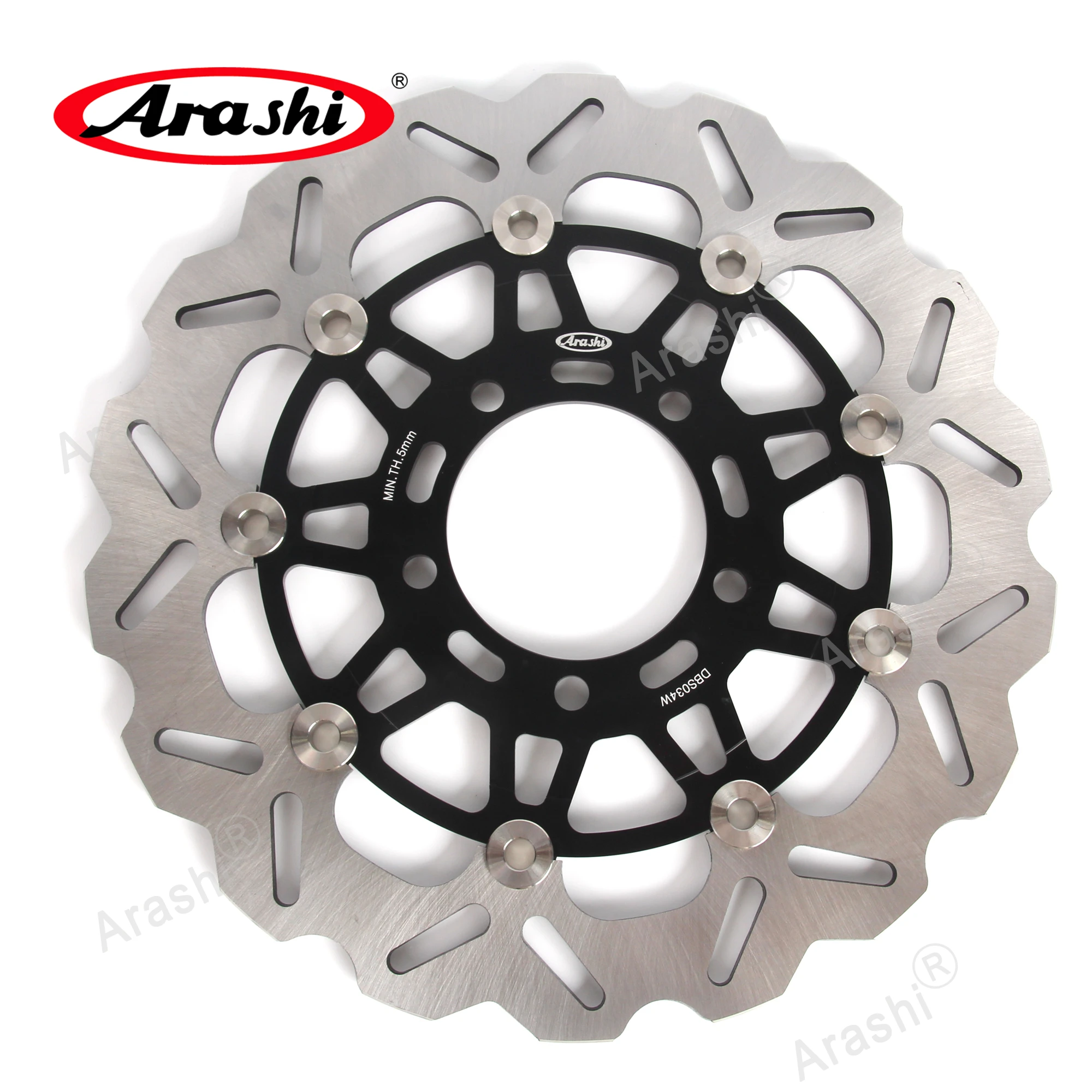 Arashi 1 комплект для KAWASAKI ZX6R NINJA 600 2007 2008 2009 2010 2011 2012 2013 2014 2015 CNC Передние Задние