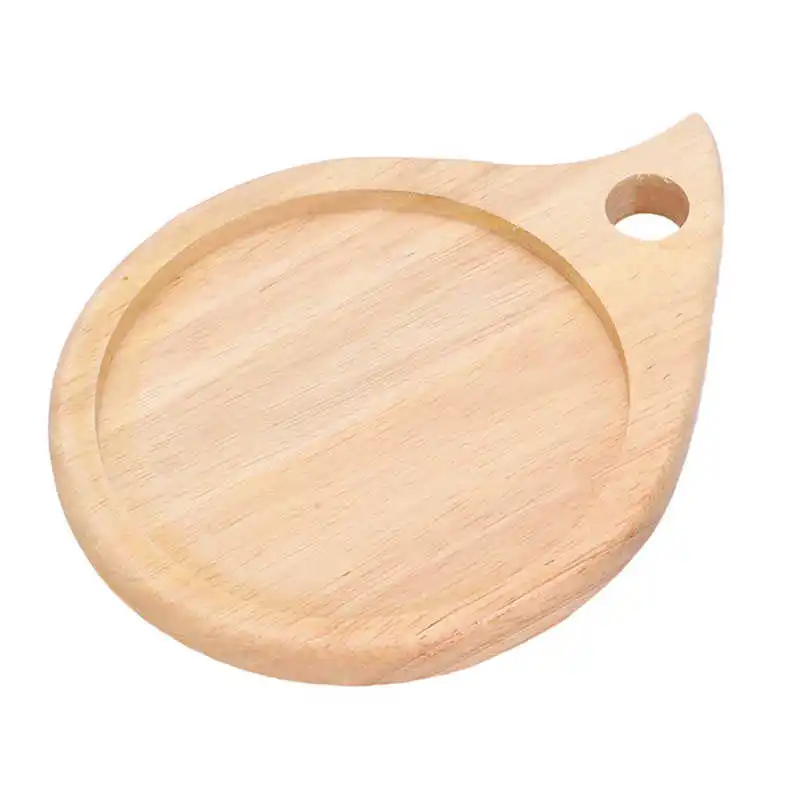 

Wooden Cutting Board 1.5cm/0.59in Thick Cheese Paddle Board Easy To Grasp Multifunctional Curved Handle Easy To Hold for Kitchen