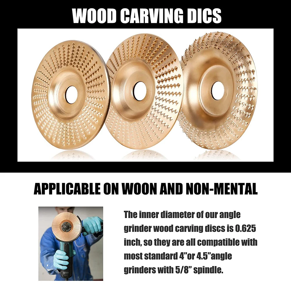 3 шт. абразивные диски для резьбы по дереву - купить выгодной цене |