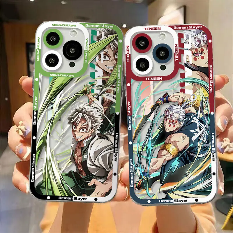 Прозрачный чехол Anime Cool New Demon Slayer для Samsung A73 A72 A71 A55 A52 A51 A50 A35 A33 A32 A31 A30 A24 A23 A22 A13 A12 A05 5G