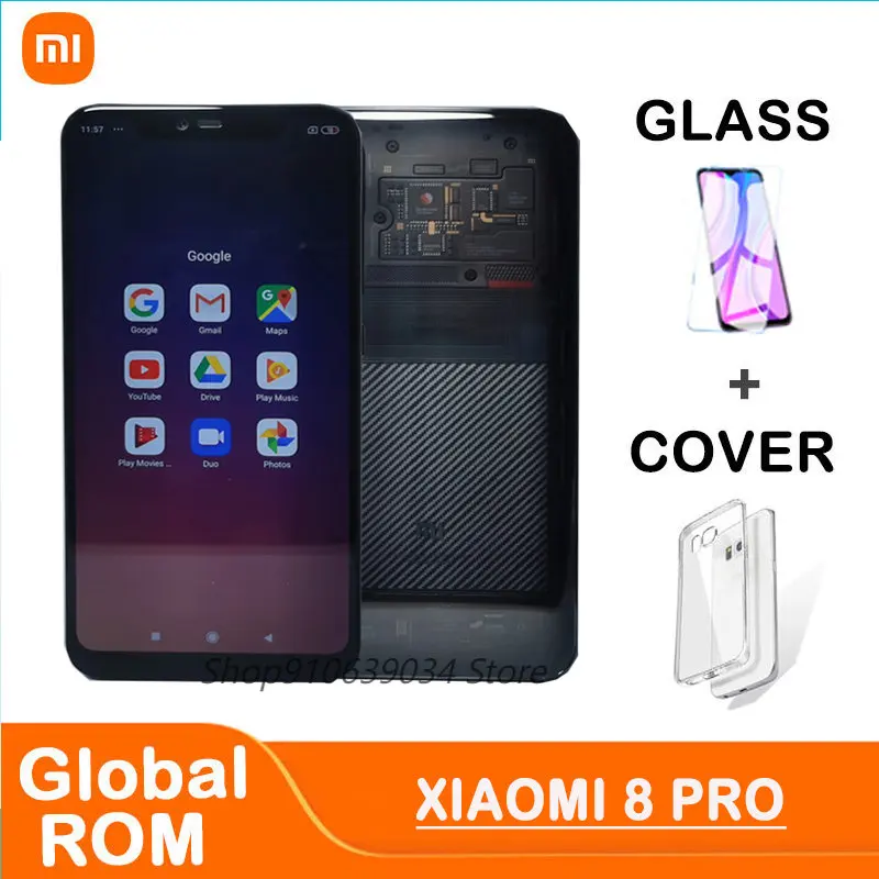 

Xiaomi Mi 8 PRO redmi celular Smartphone Snapdragon 845 mobile phone fingerprint charging 18W global version full netcom android