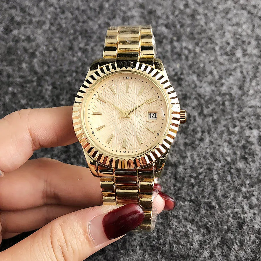 Brand Wrist Watches Women Girl Ladies Style Quartz Casual Steel Metal Band Clock m71