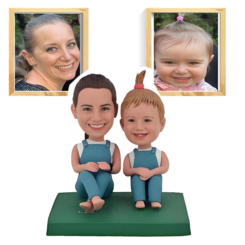 Изготовленная на заказ фигурка пупса персонализированный семейный портрет