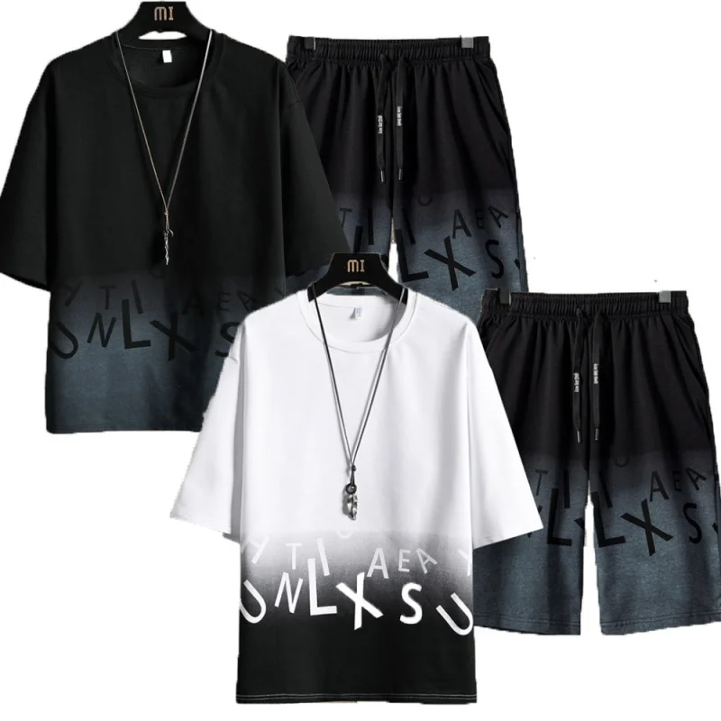 

Yes line SL summer training suit set men's training suit set