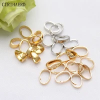 14k18k gold plated jewelery pendant connectors pinch clasp diy handmade jewelry necklace making supplies accessories findings