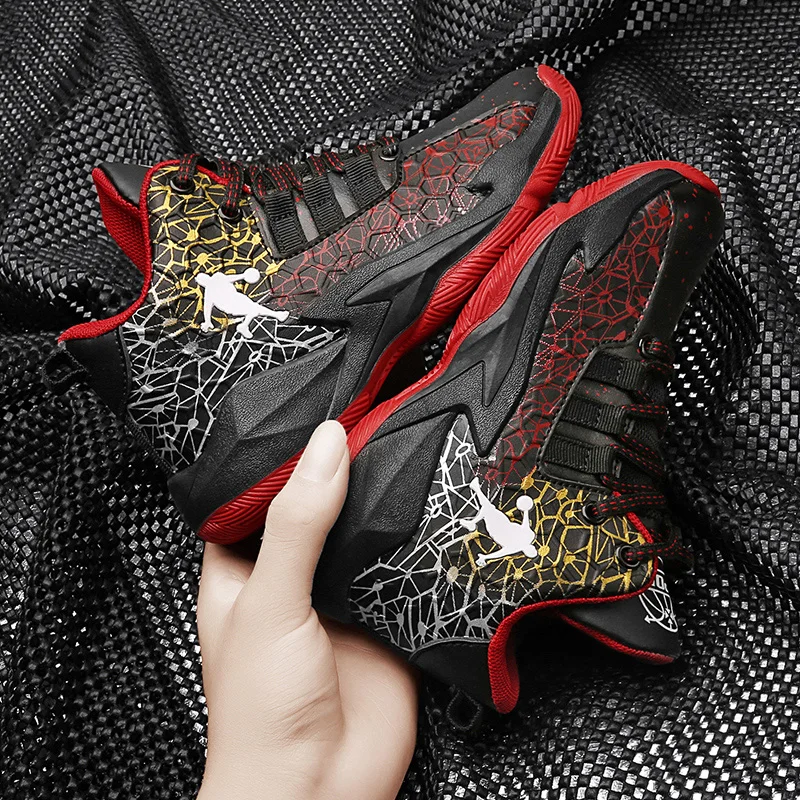 Children's Brand Basketball Shoes Child Basket Boys Sport Shoes Outdoor Trainer Basket Girls Non-slip Running Sneakers for Kids