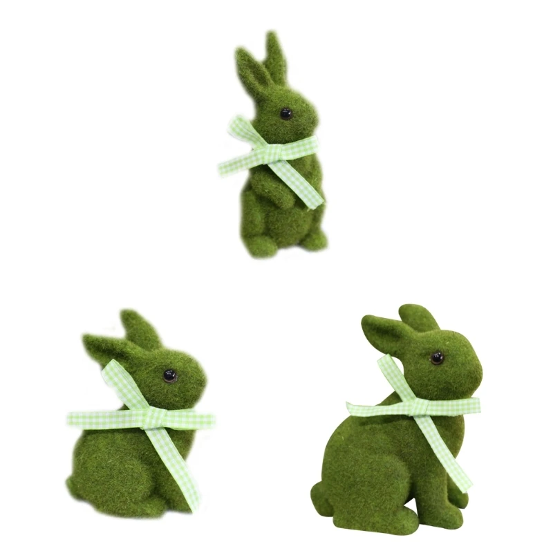 

Home Statues and Sculptures Resin Figurine Animal Rabbit for Indoor Room Decorations Outdoor Yard Ornaments