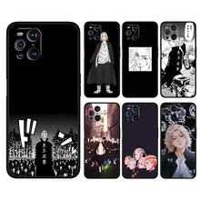 Tokyo Anime Revengers For OPPO Find X3 X2 K9 F19 R17 PRO neo Lite K5 K3 Silicone Soft Black Phone Capa Coque Fundas