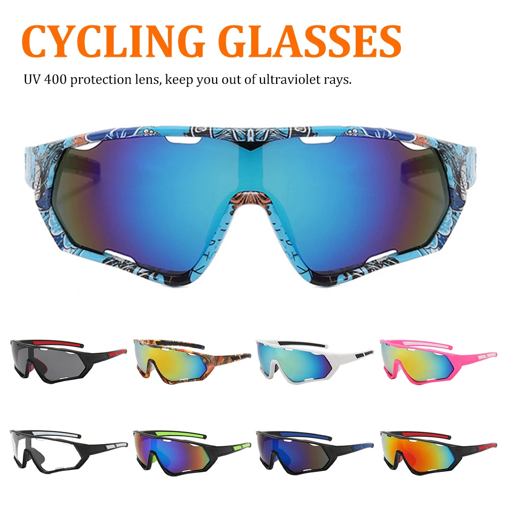 

2022 New Outdoor Cycling Sunglasses Polarized Lens Glasses UV Protection Windproof Cycling Goggles Sports Eyewear For Men Women