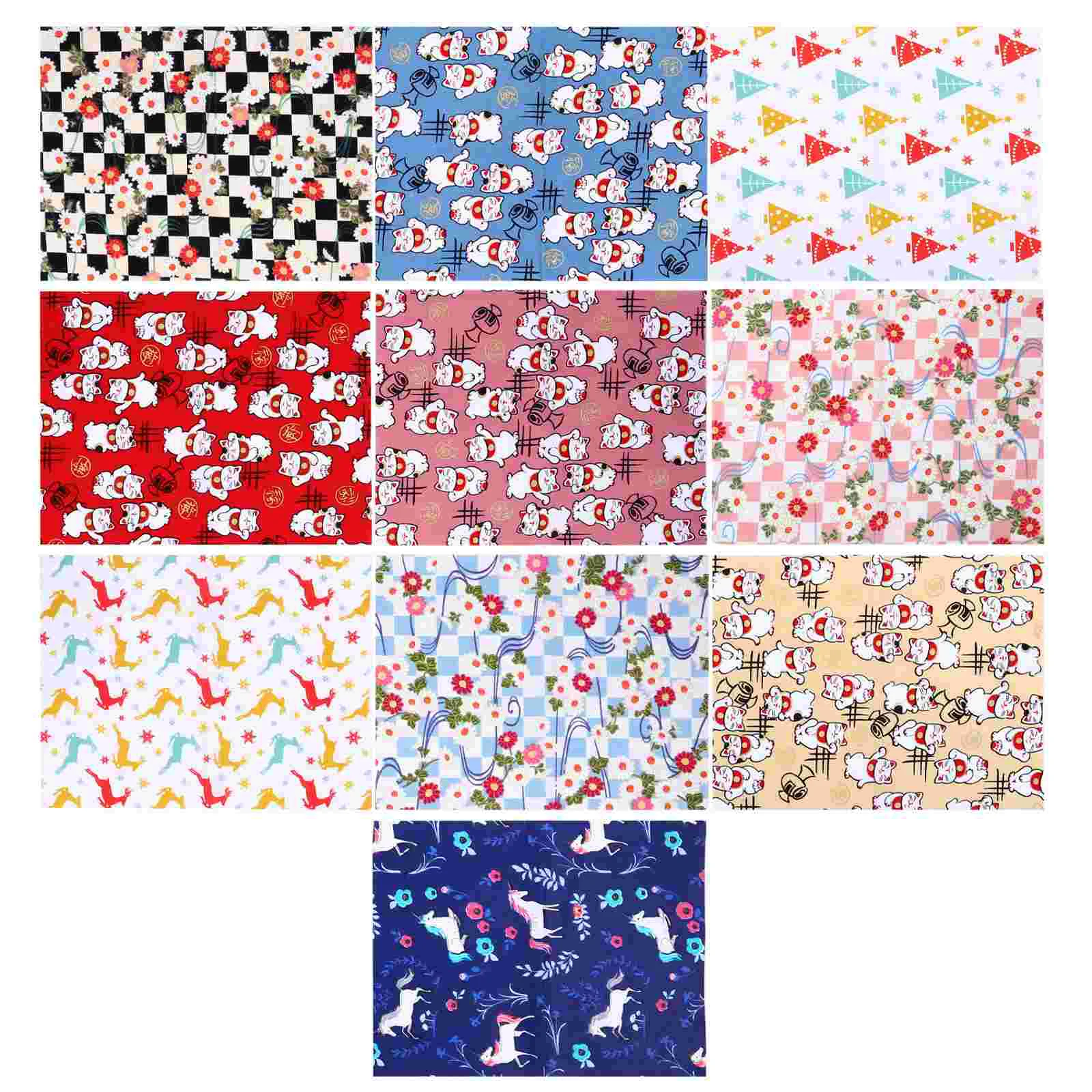 

10 Sheets Soft Premium Chic Bronzing Patch Cloth Quilting Patch Patch Fabric Quilting Supplies