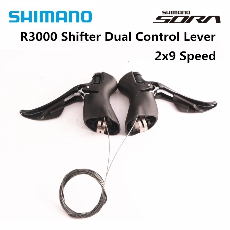 

SHIMANO SORA ST R3000 R3030 Dual Control Lever 2x9 3x9 Speed ST R3000 Derailleur Road BIKE R3000 Shifter 18 speed