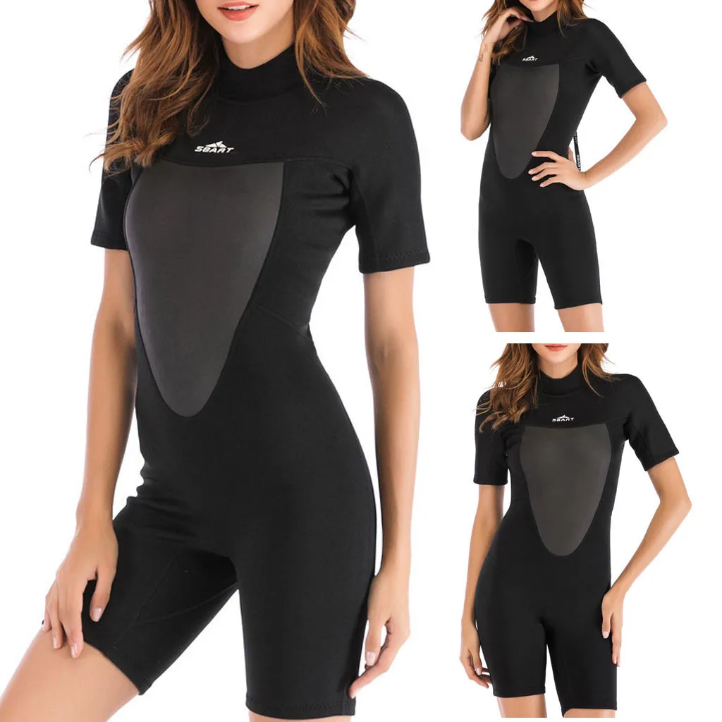 

Underwire Swimsuits Sets Women Short Sleeved Sun Protection Clothing Swim Top Women Crop Board Shorts with Pockets for Women