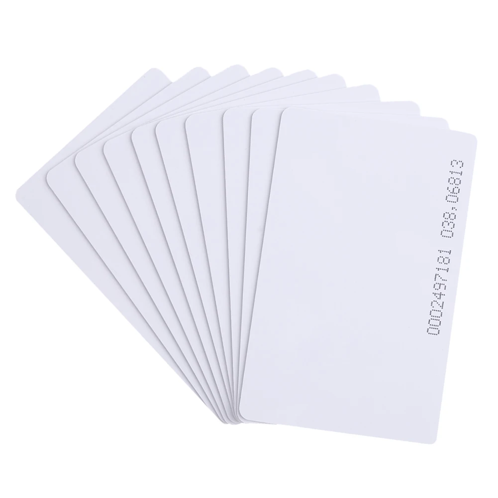 

Смарт-Входная охранная карта RFID, 10 шт., 125 кГц EM4100, идентификационные карты управления дверью