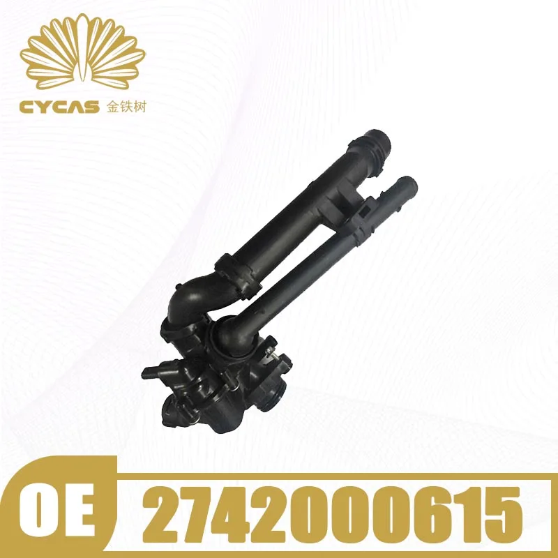 

CYCAS охлаждающий водяной термостат #2742000615 для Mercedes Benz W204 W205 W212 W213 C-E-CLASS GLC GLK C200 C300 E200 E260