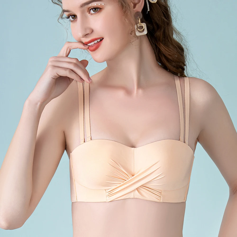 Strapless Bra Push Up Wedding Bralette Seamless Sexy Women Underwear Wirefree Tube Tops Boneless Bandeau Bras Female Lingerie