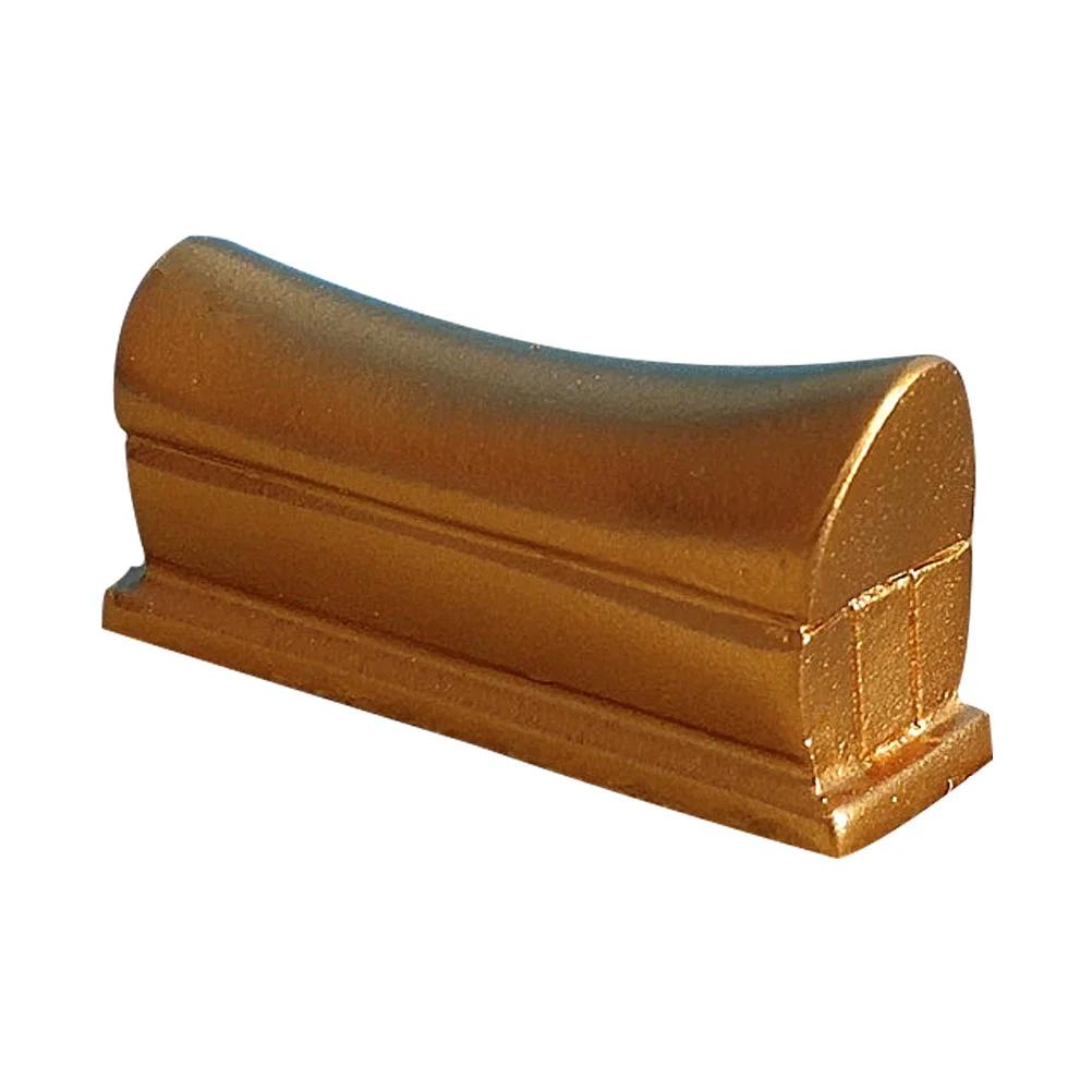 

Golden Coffin Model Sacrificial Mini Coffin Decorative Coffin Resin Coffin