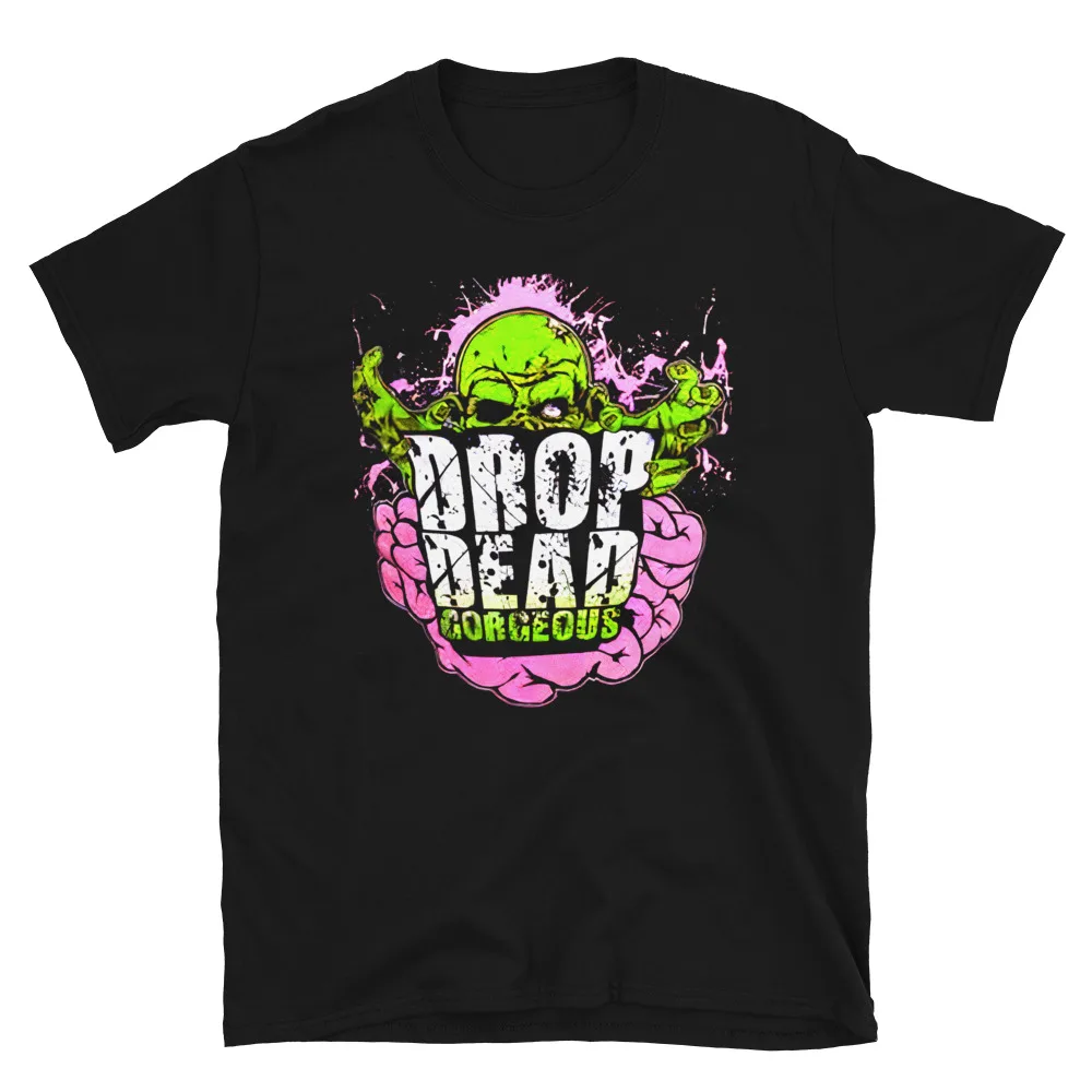 Футболка DROP DEAD GORGEOUS Zombie Neon Green Пост Хардкор Хлопок