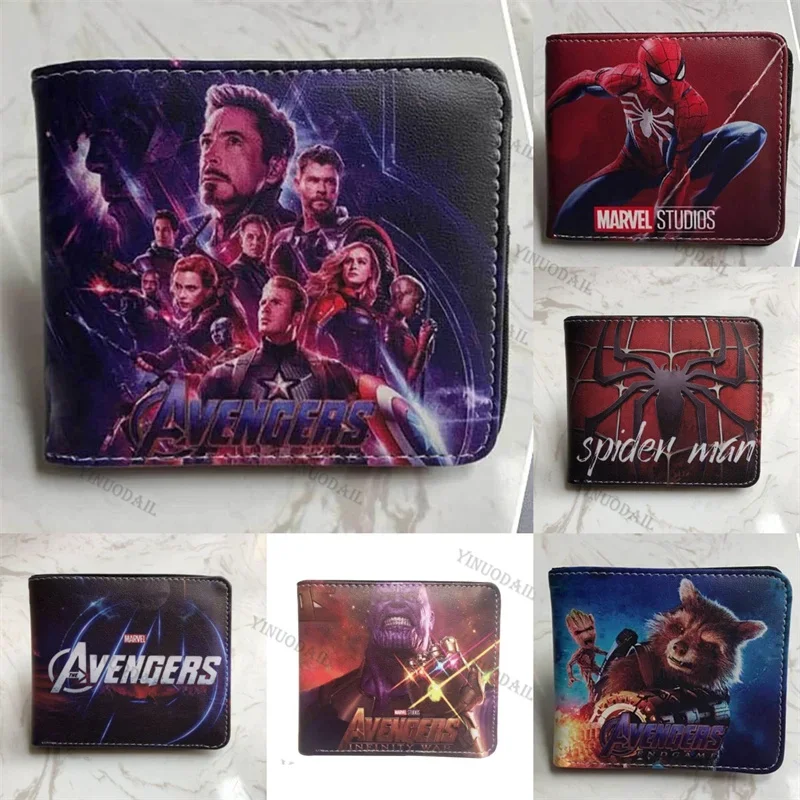 Кошелек Groot Avengers Superheros кошелек с аниме-фигурками держатель клатч для денег