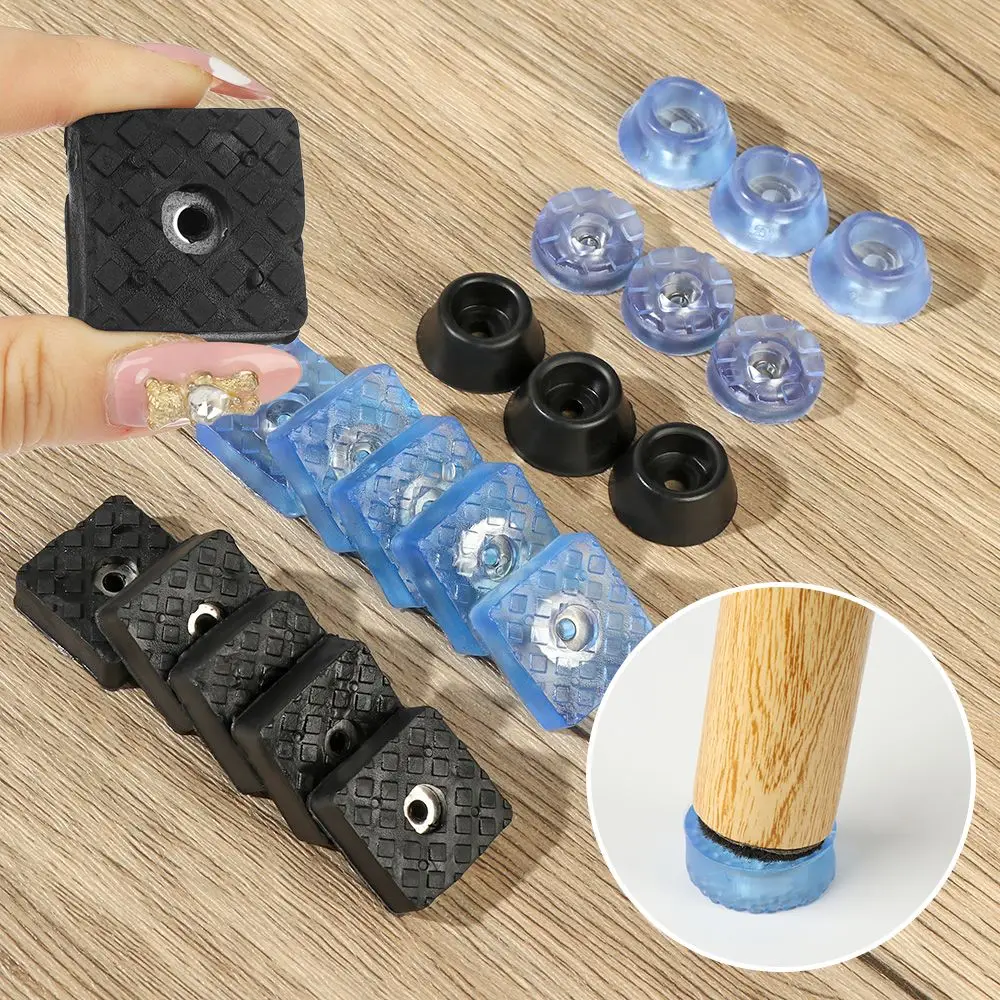 S Anti-skid Non-noise Floor Protector Furniture Feet Rubber Furniture Leg Table Chair Feet Cap