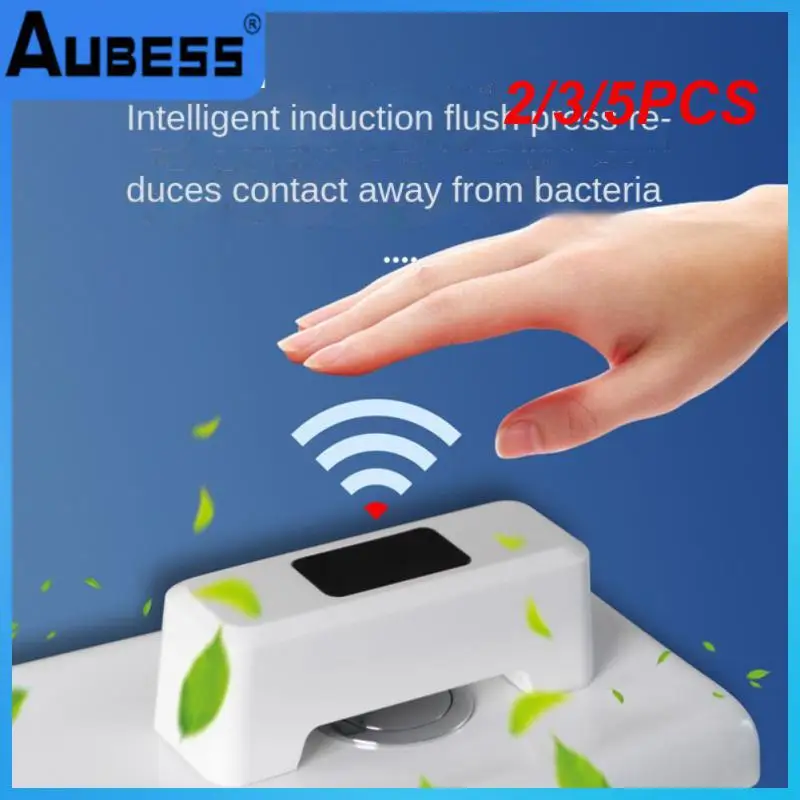 

2/3/5PCS Non-contact Button Touchless Smart Home Infrared Induction Toilet Detector Button Automatic For Children Elderly