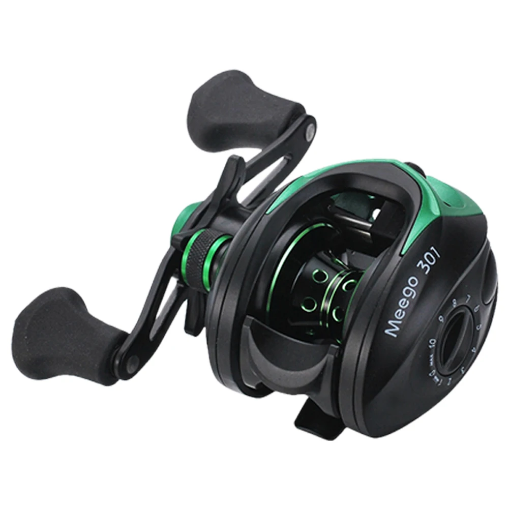 

New Baitcasting Reel 8KG Max. Drag Fishing Reel 10-Gear Magnetic Brake 19+1BB 9.1:1 Gear Ratio 48Hours Cheap Reel Fishing