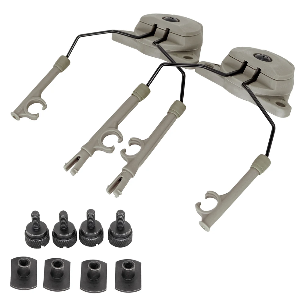 TAC-SKY Compatible COMTAC I II III Tactical Headset Helmet Mounting Adapter  Wendy Series Helmet Rail Adapter COMTAC Bracke