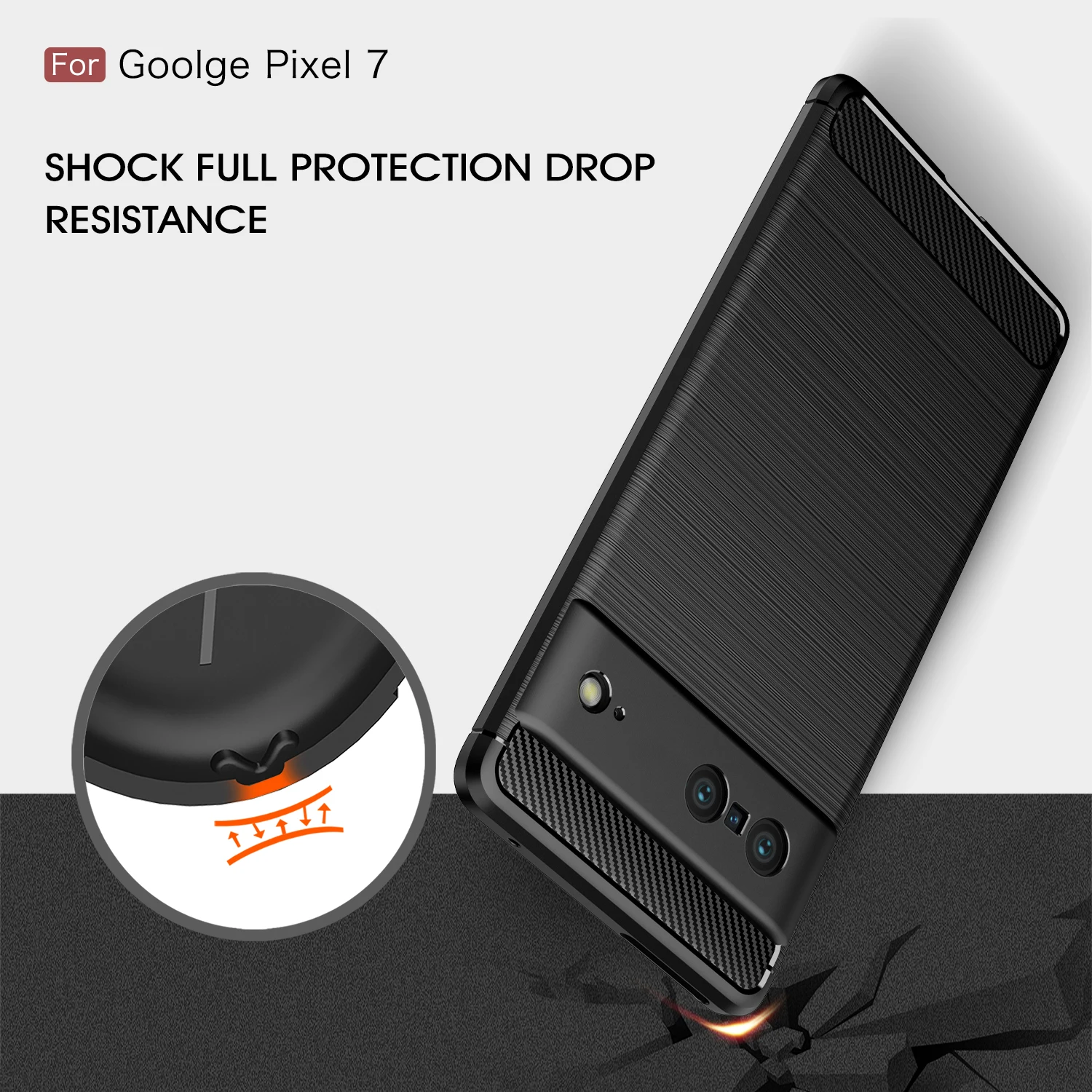 Carbon Fiber Case For Google Pixel 3 2 7 6 5 4/Pixel 3 XL Case Soft Cover For Google Pixel 3 2 XL 4 3A 4xl Phone Coque Fundas