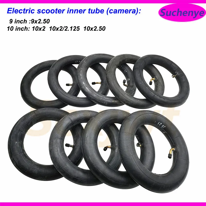 10 Inch Inner Tube Camera for 10x3.0 10x2.50 10x2.25 10x2/2.125 9x2.50 Wheel Tire Electric Scooter Balancing Hoverboard Tyre