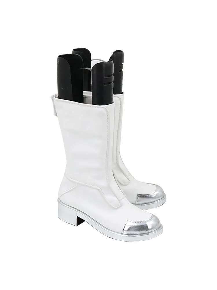 D.va Обувь для косплея Игра OW Реквизит из искусственной кожи Хэллоуин Карнавальные