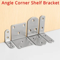 table chair corner shelf bracket thickened angle code plus fixed support connector stainless steel furniture fittings hardware