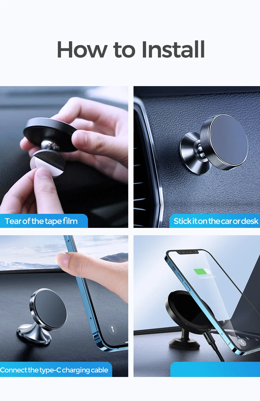 Tanie Magnetyczna Bezprzewodowa ładowarka 2w1 15W Qi Bezprzewodowa ładowarka Samochodowa Dla Mag IPhone 14 12 13 Pro Max Mini Samsung Huawei Xiaomi