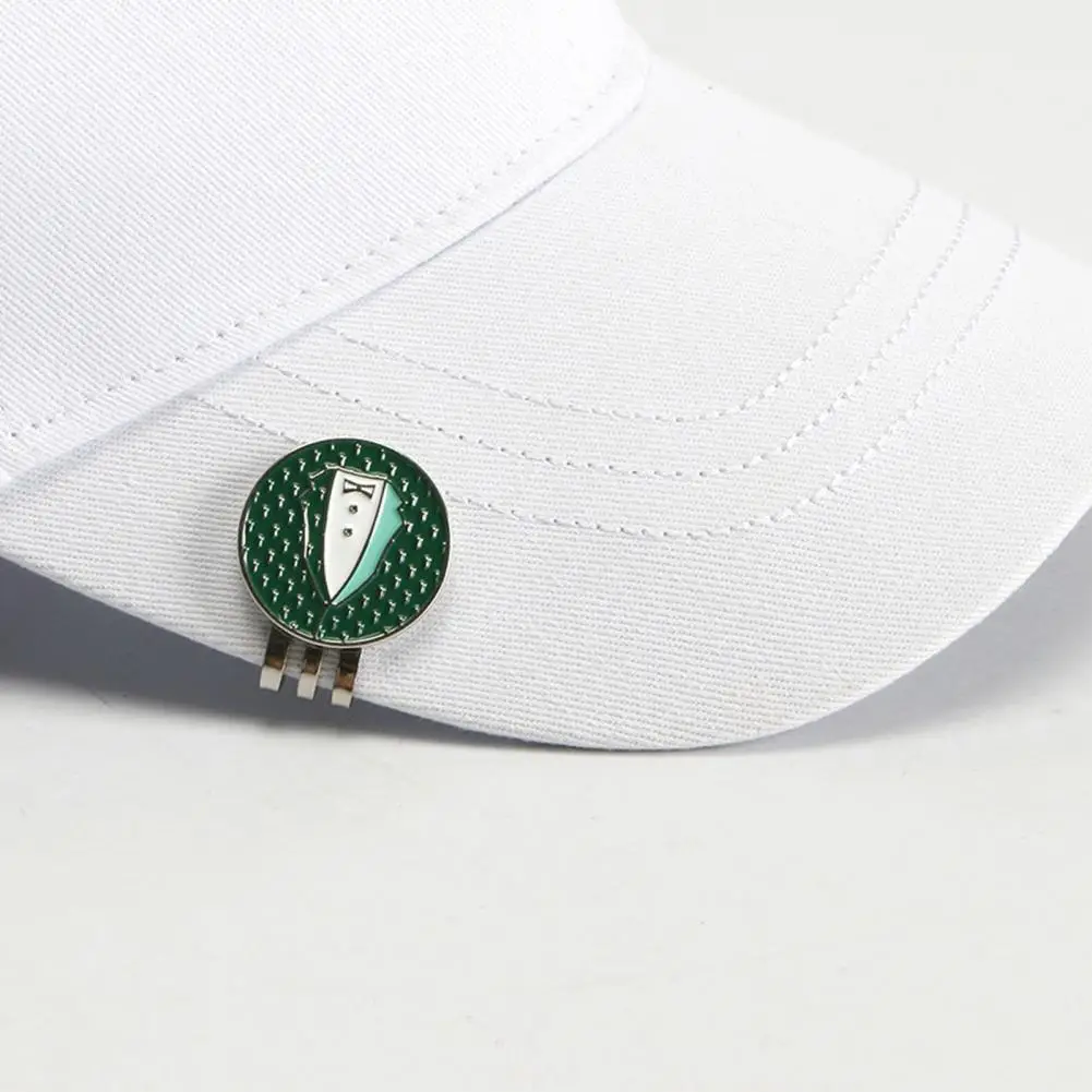 

Reusable 1 Set Delicate Golf Ball Markers with Hat Clip Fashionable Patterns Golf Hat Clip Do Not Fade for Golf Sport