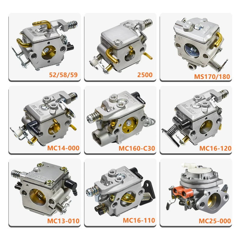 

GASOLINE CHAINSAW CARBURETOR for HUSQVARNA STIHL CHAIN SAW Zenoah Walbro CARB 52CC 45CC 38CC 25CC 3800 2500 MS180 MS250 365 380