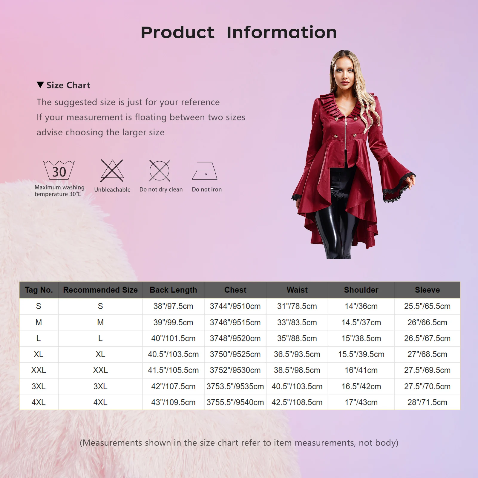 Женский костюм принцессы в средневековом стиле для косплея стимпанк с