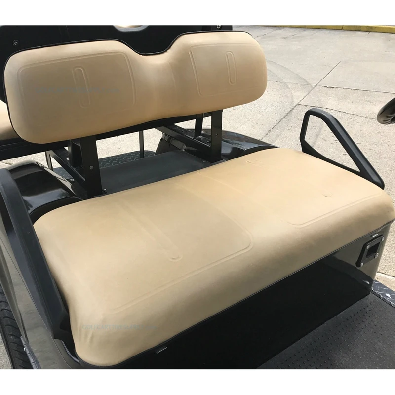Cart Tan Front Seat Bottom Cover & Backrest For Ezgo Txt 199