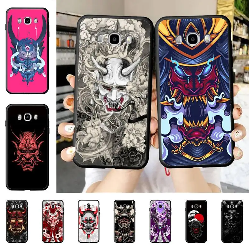 

Samurai Oni Mask Phone Case for Samsung J 4 5 6 7 8 prime plus 2018 2017 2016 J7 core