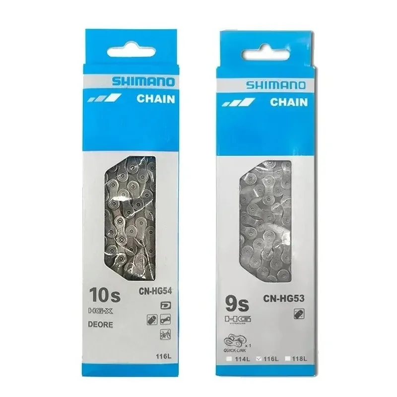 Фото Цепь для горного велосипеда Shimano CN-HG53 HG54, 9-10 скоростей №1