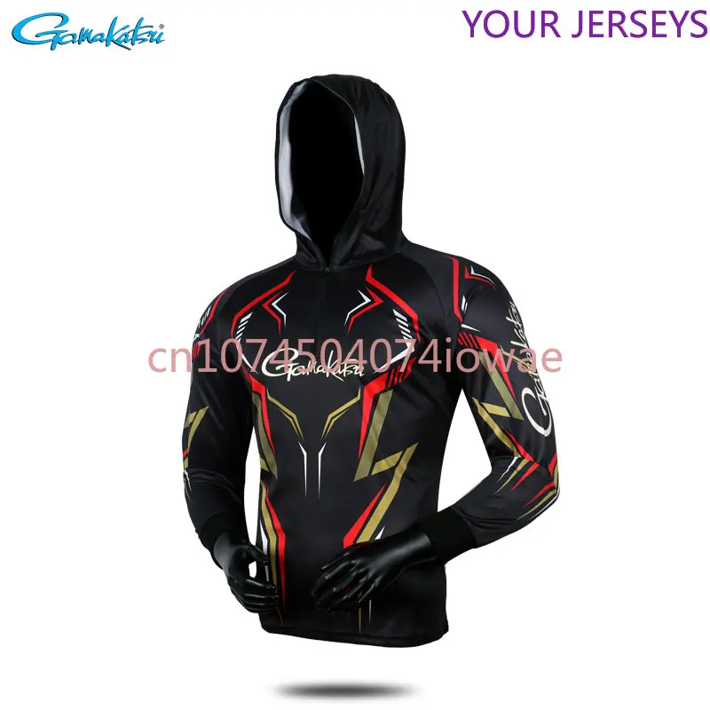 

2024 Fishing Clothing Long Sleeve Summer Quick-Drying Clothes Breathable Anti-UV Sun Protection TShirt Hooded Fishing
