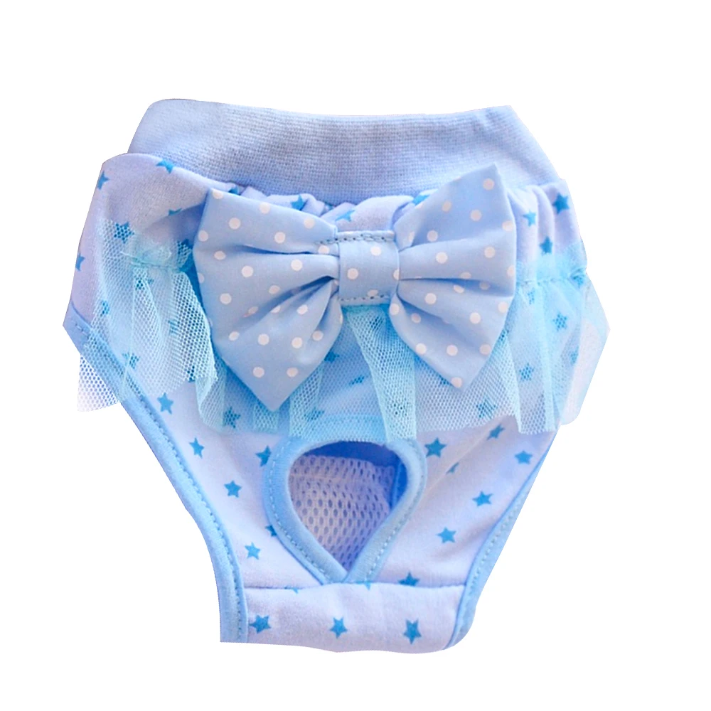 

Dog Diaper Pet Sanitary Physiological Washable Female Dog Shorts Pet Briefs Physiological Pants Menstruation Underwear