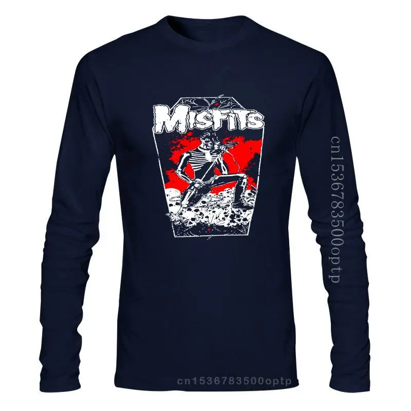 Herren Kleidung Misfits Punk Rock Band Graphic herren T-Shirts Sarg Graphic TEE Shirt