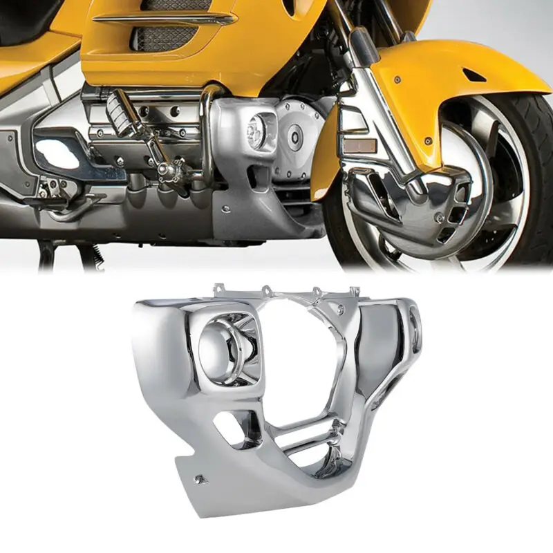 

Motorcycle Engine Front Cowl Cover For Honda GL1800 GOLDWING 2001-2011 2008 2009 2010 Unpainted/Chrome/Matte black