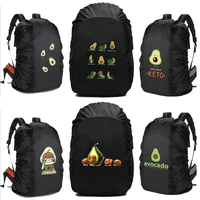 travel backpack rain cover outdoor hiking climbing bag case waterproof rain cover for backpack 20l 70l avocado sreies print