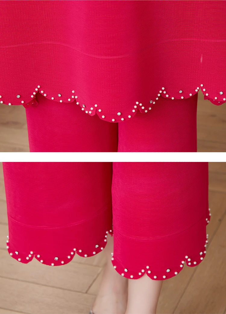 Волшебные плиссированные брюки Miyake комплект из двух предметов Женская юбка с