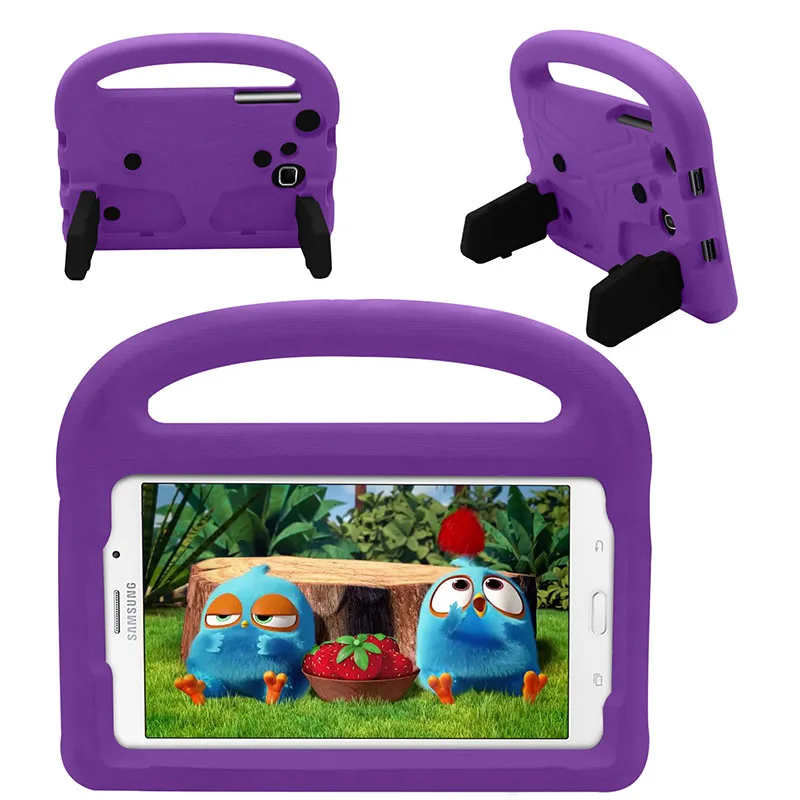

EVA Kids Safe Drop Resistance Cover with Kickstand and Handle for Samsung Galaxy Tab 4 T230 T235 7 inch Tablet Universal + Pen