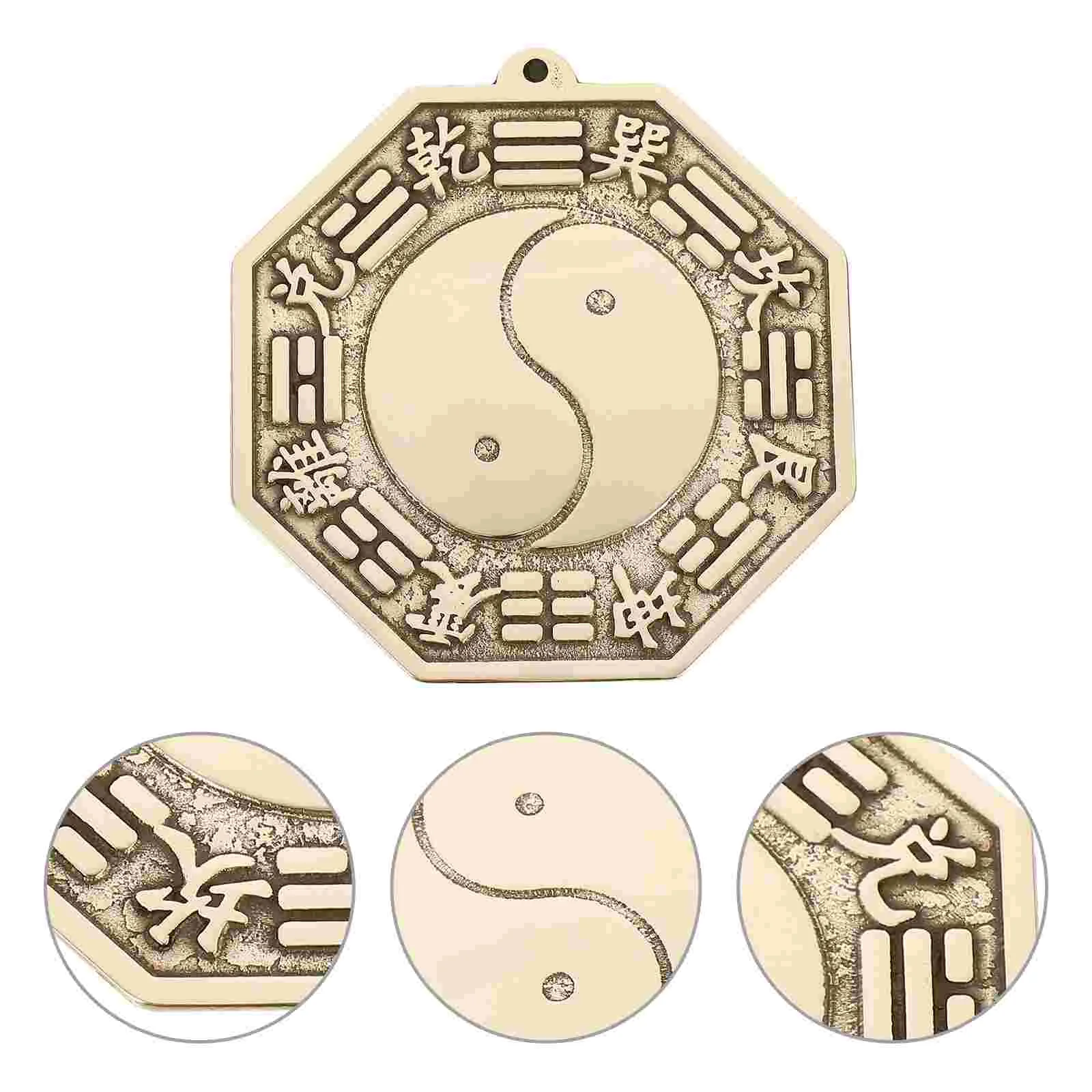 

Gossip Mirror Traditional Tai-Chi Artistic Ornament Brass Craft Chinese
