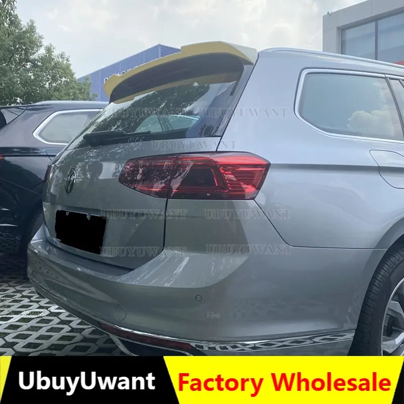 

Спойлер на крышу для Volkswagen VW Passat B8 Avant/Allroad 2015 + спойлер из АБС-пластика, заднее крыло, украшение на хвостовое крыло автомобиля, Wagon B8