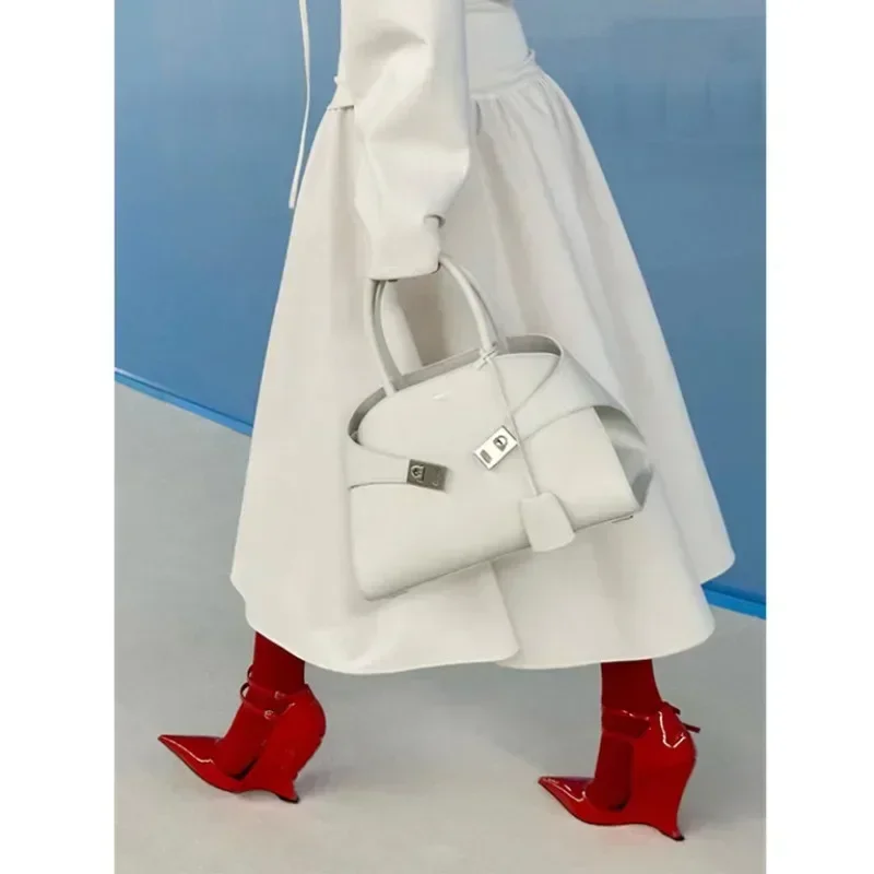 2024 женские модные туфли на каждый день красные свадебные сексуальные сандалии