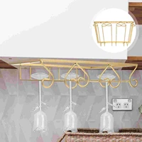 glass rackcabinet stemware holder shelf hanger cup storage organizer drying hanging glasses gobletdrain updown stand